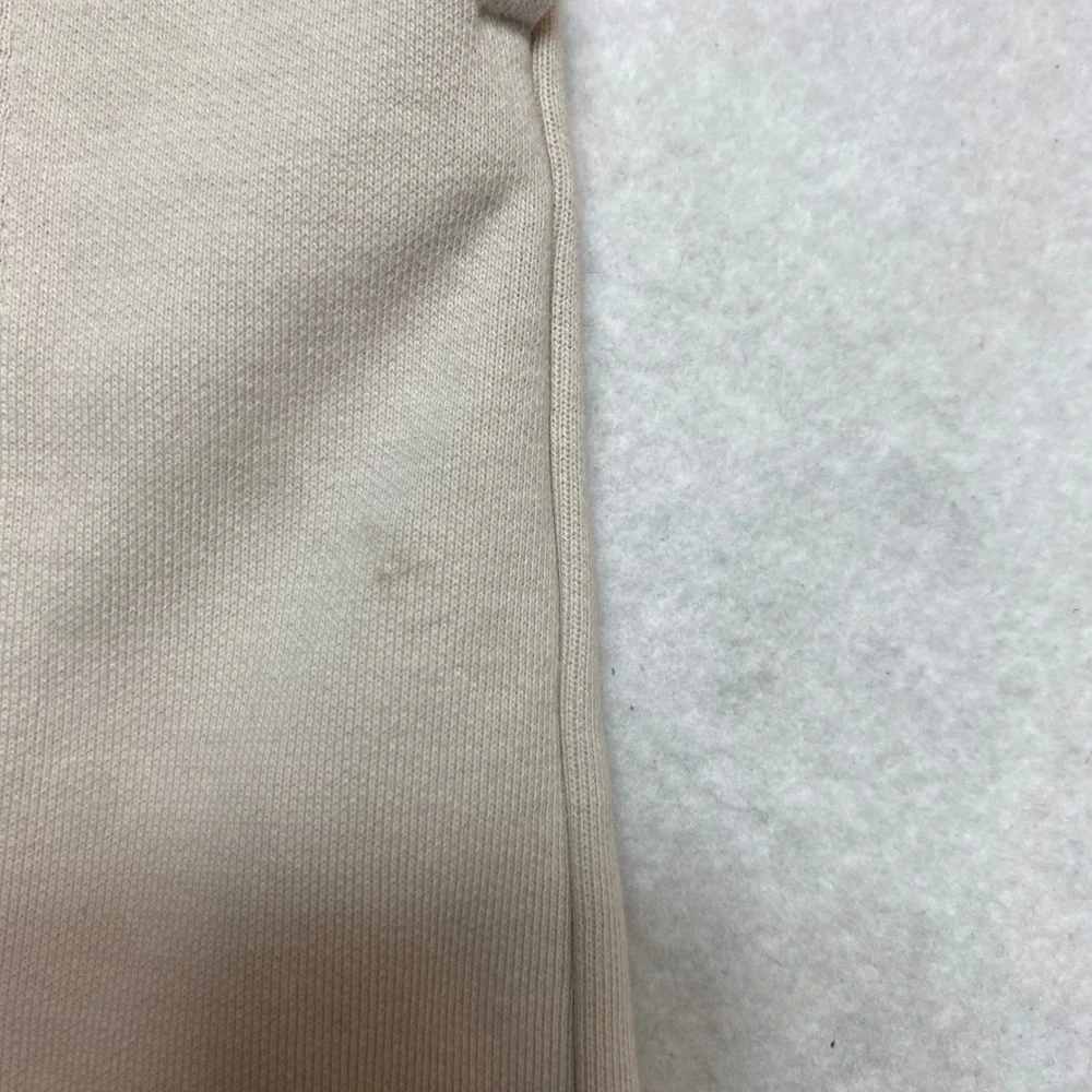 Jordan Flight Sweatpants Mens Small Beige Fleece Joggers Tapered Leg
